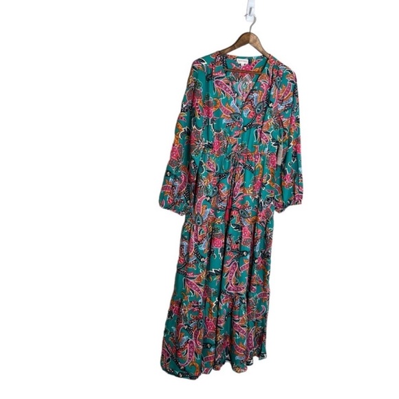 Anthropologie Boemo Bohemian V-neck Maxi Dress - Picture 4 of 11